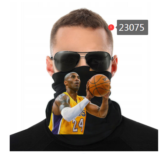 NBA 2021 Los Angeles Lakers #24 kobe bryant 23075 Dust mask with filter->nba dust mask->Sports Accessory